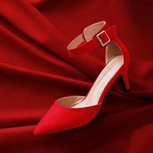 Classic Kitten Heel Low Heel Women Closed Pointed Toe Pumps Wedding Sexy Dress
